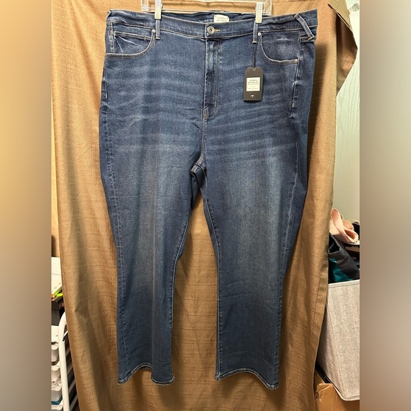 NWT Serra Retreat By Joie Rucker Woman High Waist Straight Jeans Size 26W - Picture 1 of 7